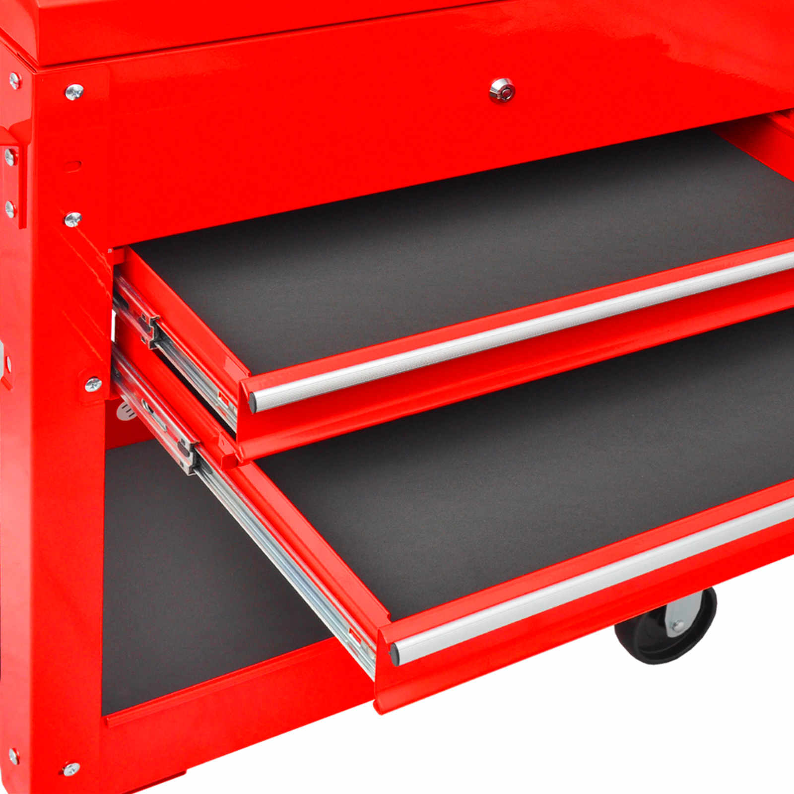 Carrello per Attrezzi Rosso 70.5 x 37 x 71 cm Acciaio 142200