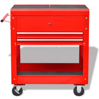 Carrello per Attrezzi Rosso 70.5 x 37 x 71 cm Acciaio 142200