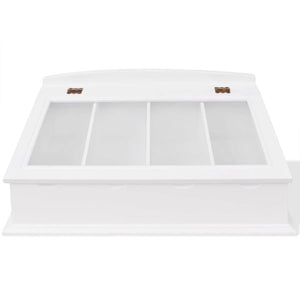 Portaposate in MDF Bianco in Stile Barocco cod mxl 49398