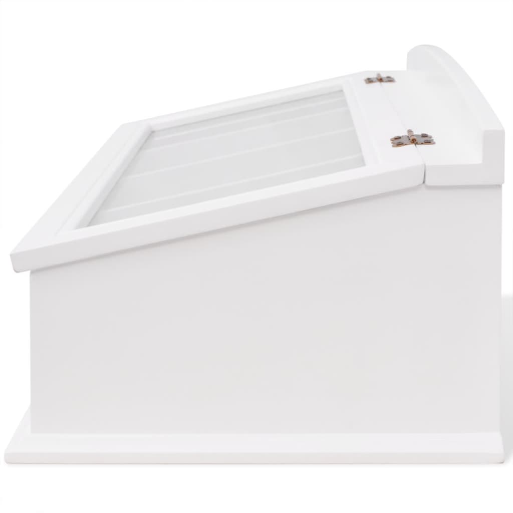 Portaposate in MDF Bianco in Stile Barocco cod mxl 49398