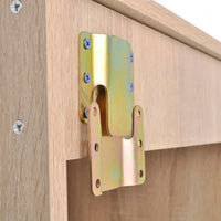 Set Mobili per Bagno 9 pz con Lavandino e Rubinetto Beige cod mxl 10387