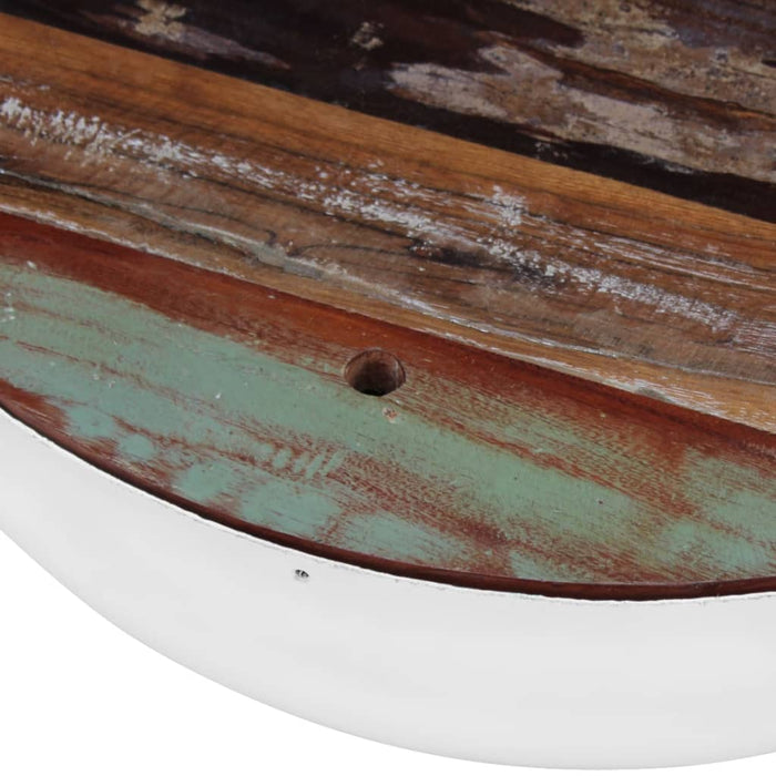 Tavolini da Salotto 2 pz a Forma di Palla in Legno di Recupero 243351