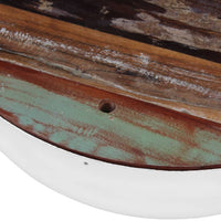 Set di 2 tavolini bassi a forma di ciotola in legno di recupero bianco 02_0042093