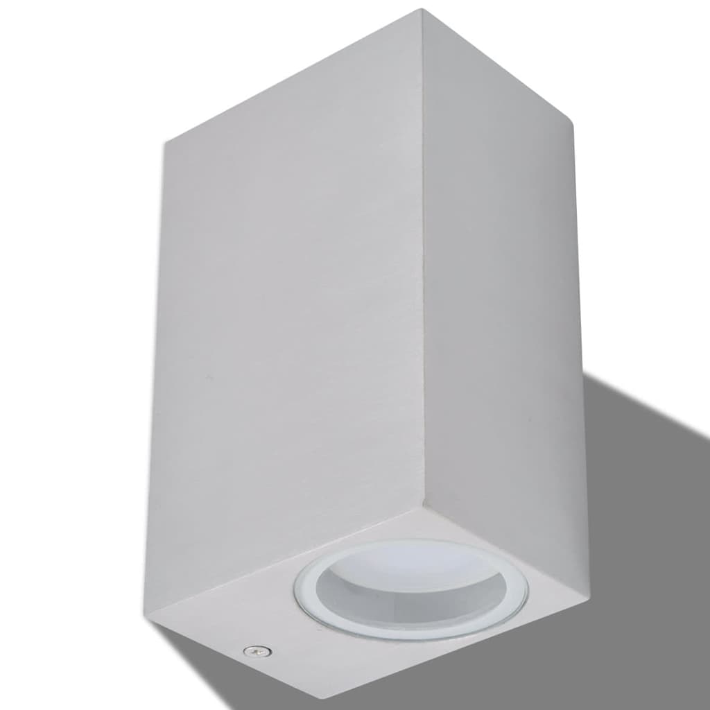 Applique LED da Parete Quadrata 2 pz Proiezione Alto/in Basso 42409