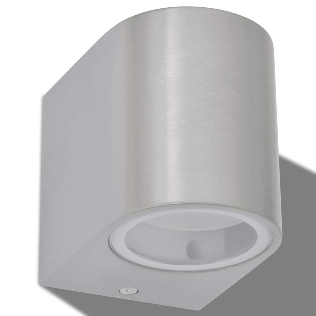 Applique LED 2pz Rotonde da Parete per Esterno Proiezione Basso cod mxl 65285
