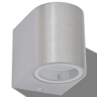 Applique LED 2pz Rotonde da Parete per Esterno Proiezione Basso cod mxl 65285