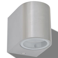 Applique LED 2pz Rotonde da Parete per Esterno Proiezione Basso 42410