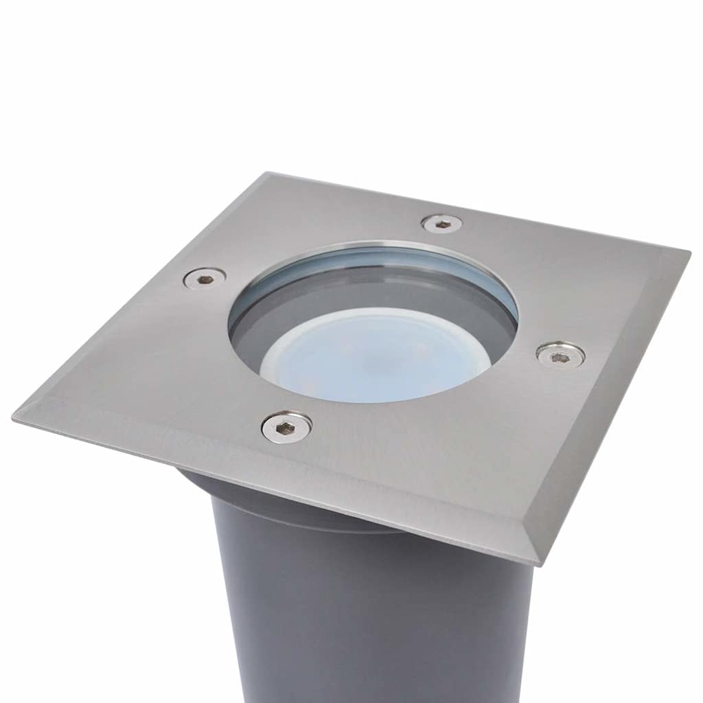 Faretto Carrabile LED 3 pz Quadrato per Esterno cod mxl 76477