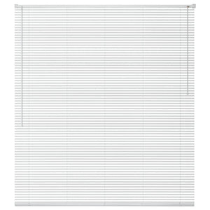Veneziane Alluminio 140x160 cm Bianco 242797