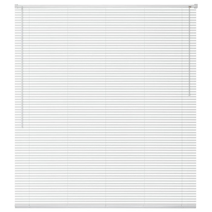 Veneziane Alluminio 140x160 cm Bianco 242797