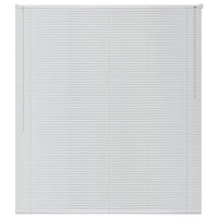 Veneziane Alluminio 140x160 cm Bianco 242797