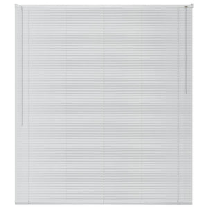 Veneziane Alluminio 140x160 cm Bianco 242797