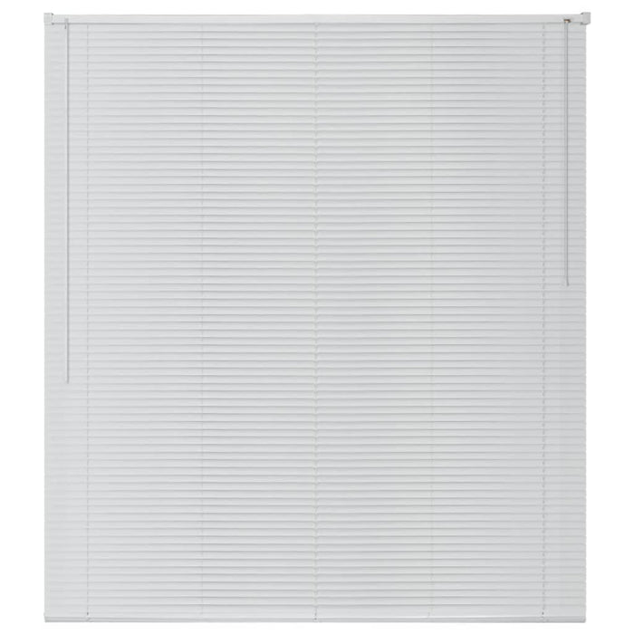 Veneziane Alluminio 140x160 cm Bianco 242797