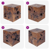 Sgabello in Legno Massello di Teak cod mxl 49151