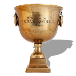 Trofeo Coppa Champagne Cooler Rame Marrone cod mxl 57860