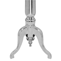 Tavolino da Salotto Rotondo in Alluminio Argentato 243513