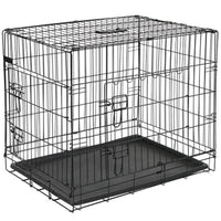 @Pet Gabbia Trasporto per Cani in Metallo 107x70x77,5 cm Nera 15004 413721