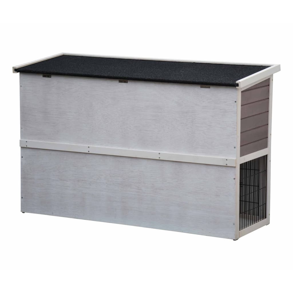 @Pet Conigliera Bigfoot in Legno 137x50x85 cm Bianca 26024 423372