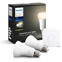 Philips hue white starter kit: 2 lampadine connesse e27 (800) - 929001821601