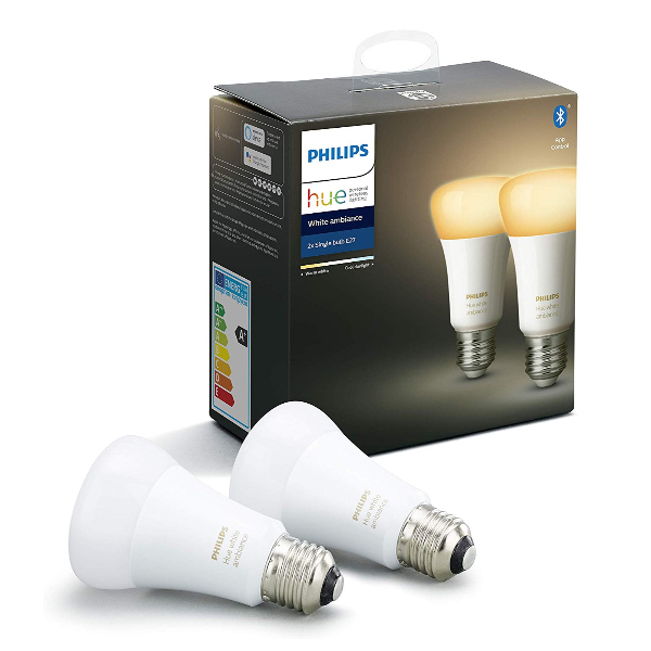 Philips hue white ambiance e27 - confezione da 2 - 929002216904