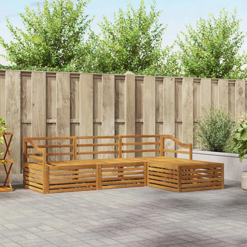 Set di divani da esterno Naturale 245,5 x 162,5 x 73 cm