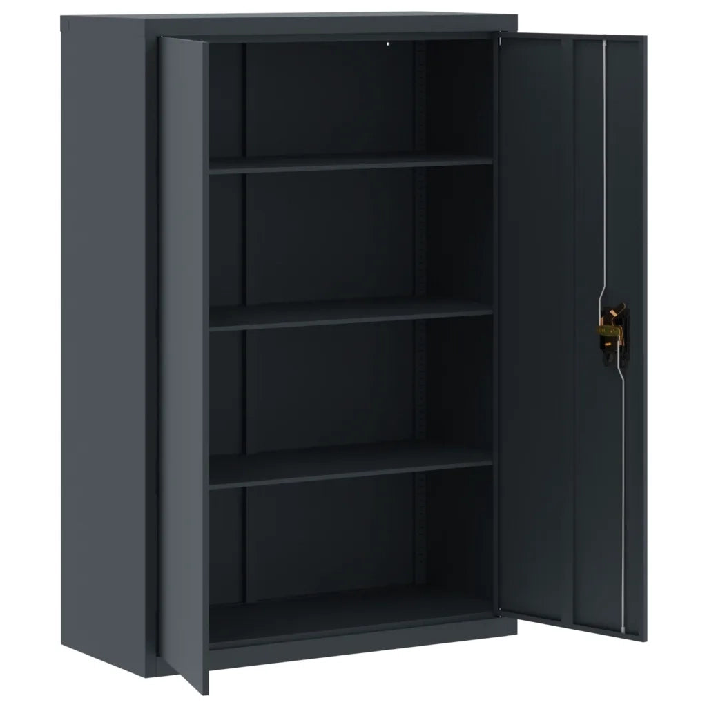 Armadio Classificatore Antracite 90x40x180 cm in Acciaio