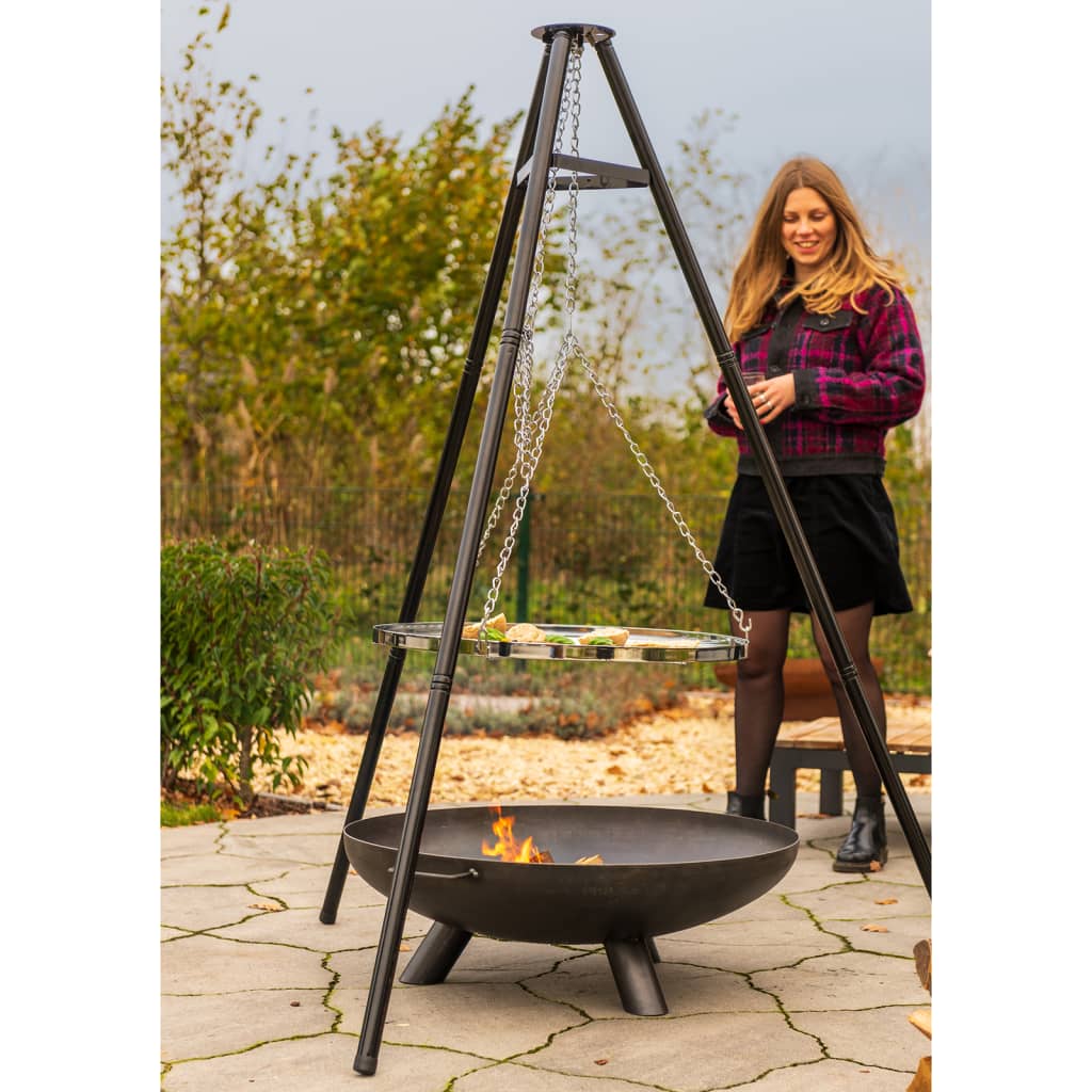 RedFire Treppiede per Griglia Nero 172 cm BBQ TRIPOD 411811