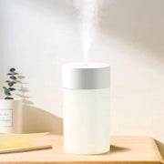 Mini umidificatore portatile da 260 ml, silenzioso 30 dB, umidificatore di aria fredda, regolabile per la notte, adatto per ufficio (bianco)