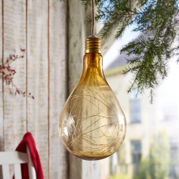 Luxform Lighting Luce LED Pera a Batteria su Stringa PS160 Trasparente 439253