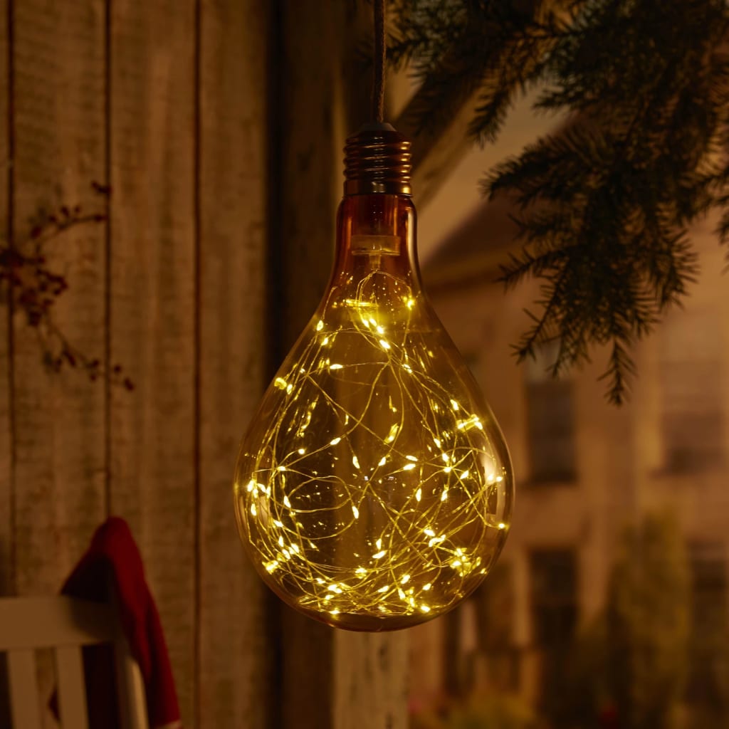 Luxform Lighting Luce LED Pera a Batteria su Stringa PS160 Trasparente 439253