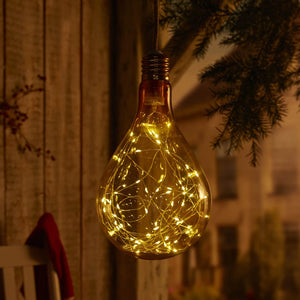 Luxform Lighting Luce LED Pera a Batteria su Stringa PS160 Trasparente 439253