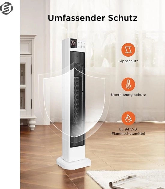 Blazer per riscaldamento dell'aria - Ventilatorkachel - Riscaldatore di aria - Riscaldamento elettrico - Riscaldatore di aria