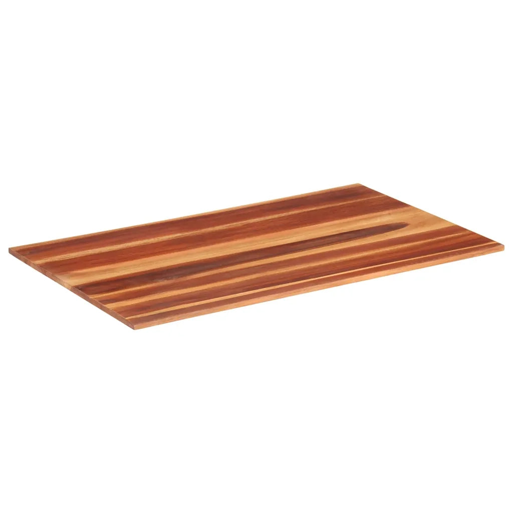 Piano Tavolo | Superficie Tavolo | Piano Scrivania in Legno Massello di Acacia 15-16 mm 60x100 cm