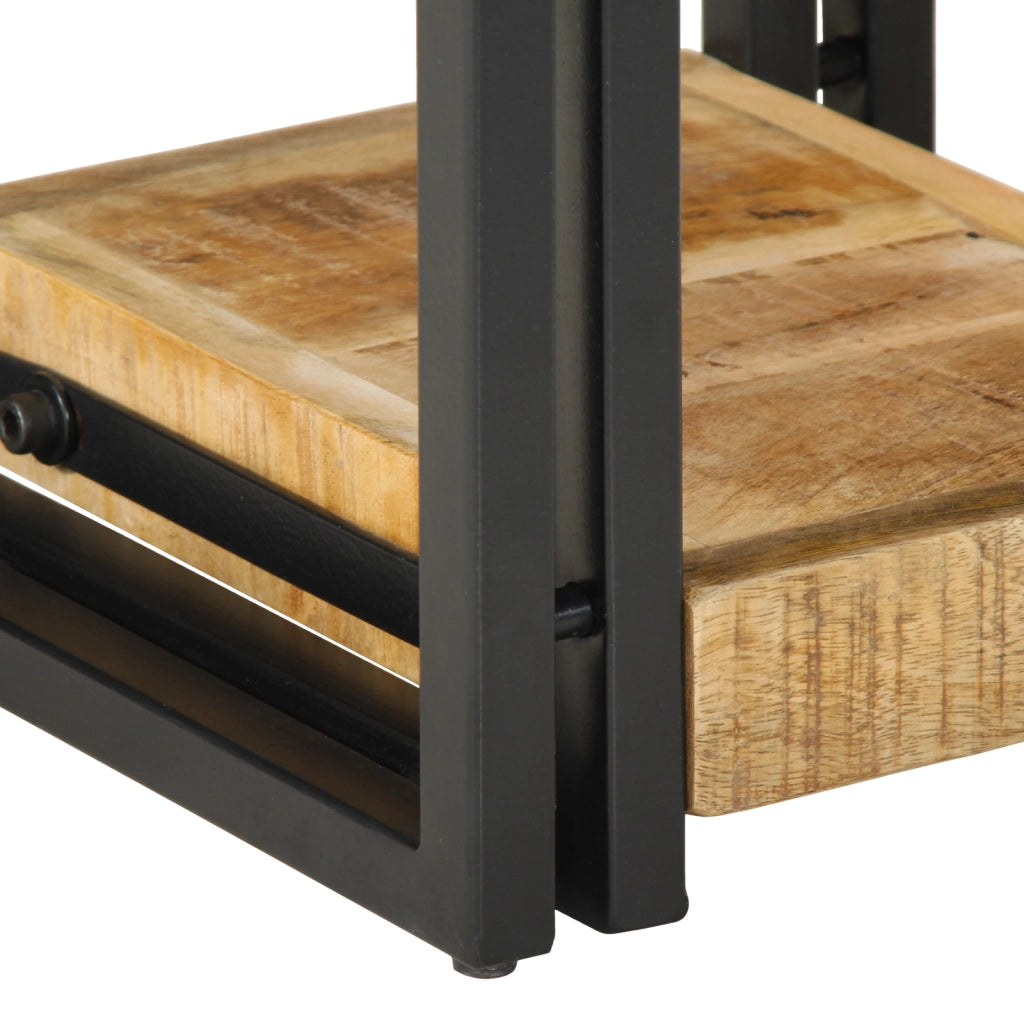Comodino 40x40x40 cm Legno massello di mango