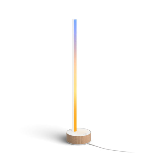 Philips hue white and color ambiance gradient signe lampada smart tavolo effetto legno - 929003479601