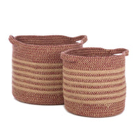 KidsDepot Set di Cesti 2 pz Eran Corda di Cotone Terra 443140