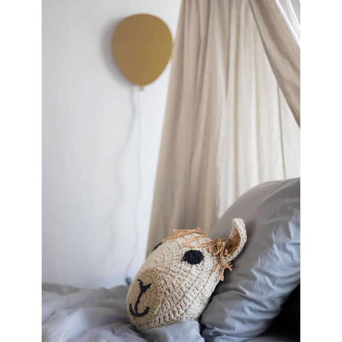 KidsDepot Cuscino per Bambini Alpaca 38 cm in Cotone 443116