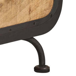 Credenza 140x40x80 cm Legno Massello di Mango 247803