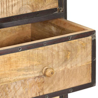 Credenza 140x40x80 cm Legno Massello di Mango 247803