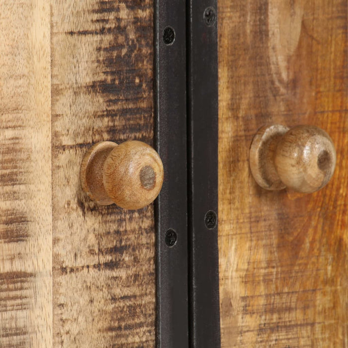 Credenza 140x40x80 cm Legno Massello di Mango 247803