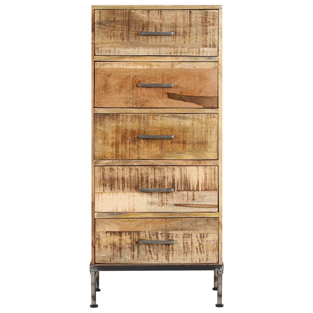 Credenza buffet consolle portaoggetti cassettiera 106 cm in legno massello di mango 4402089