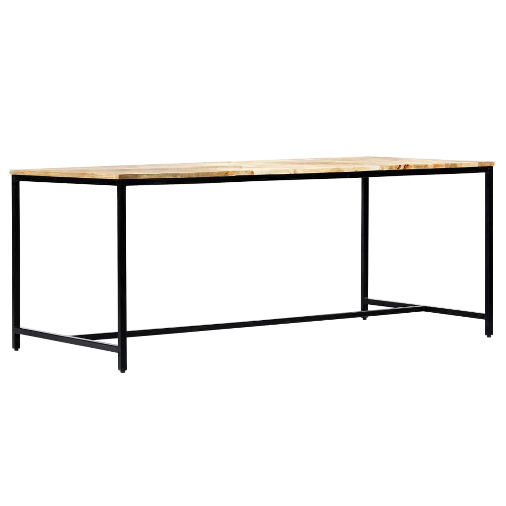 Tavolo da Pranzo 180x90x75 cm in Legno Massello di Mango Grezzo 247810