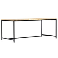 Tavolo da Pranzo 180x90x75 cm in Legno Massello di Mango Grezzo 247810