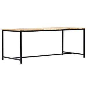 Tavolo da Pranzo 180x90x75 cm in Legno Massello di Mango Grezzo 247810