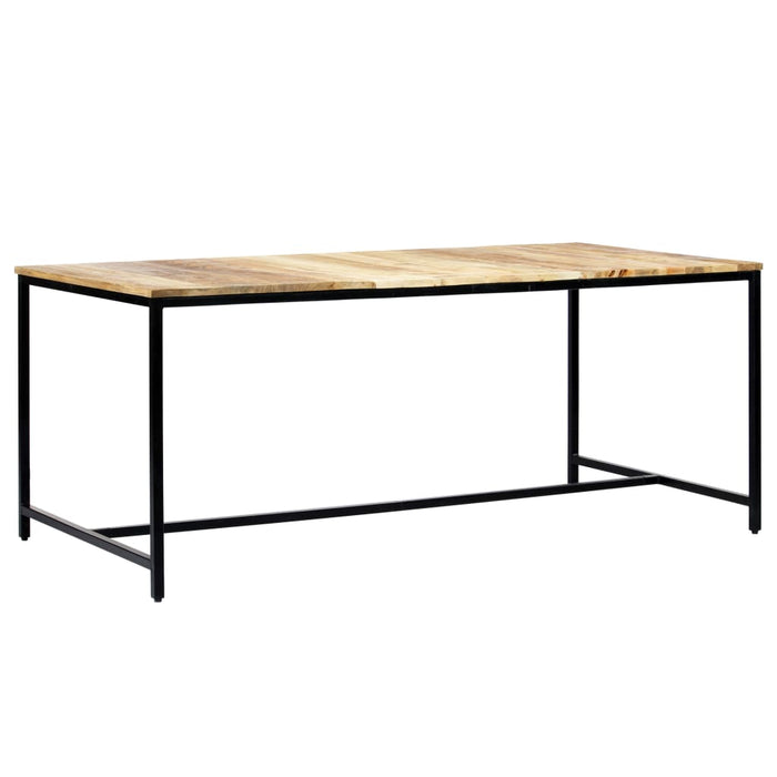 Tavolo da Pranzo 180x90x75 cm in Legno Massello di Mango Grezzo 247810