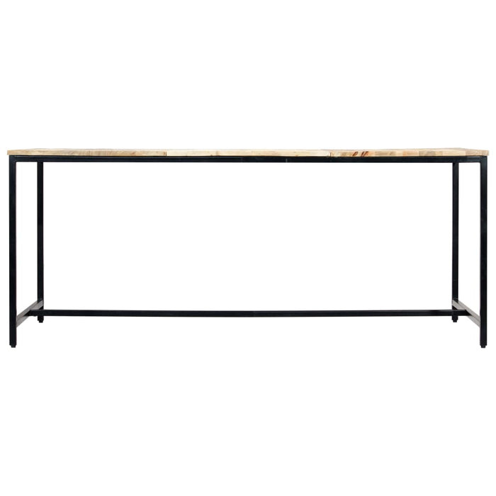 Tavolo da Pranzo 180x90x75 cm in Legno Massello di Mango Grezzo 247810