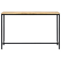 Tavolo da Pranzo 120x60x75 cm in Legno Massello di Mango Grezzo 247812