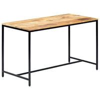 Tavolo da Pranzo 120x60x75 cm in Legno Massello di Mango Grezzo 247812