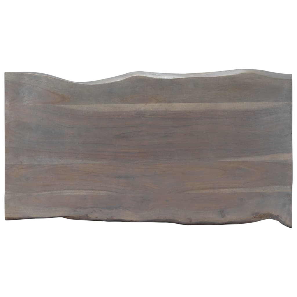 Tavolino da Salotto con Bordi Vivi 115x60x40 cm Massello Acacia 247829