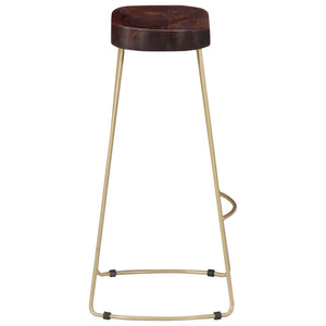 Sgabelli da Bar Gavin 2 pz Legno Massello di Mango 247835